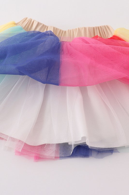 Rainbow TuTu Skirt Set