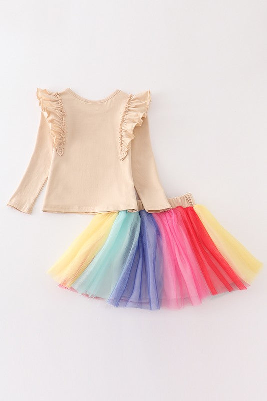 Rainbow TuTu Skirt Set